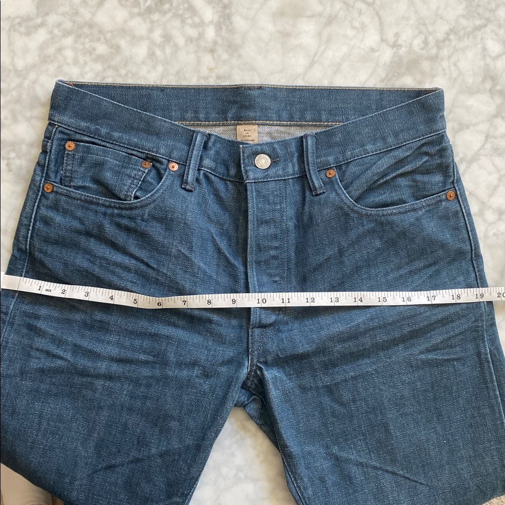 RRL Ralph Lauren Selvedge Sanforized Low Straight Denim Jeans - Picture 10 of 17